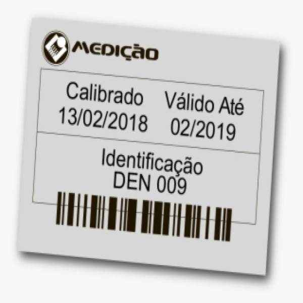 etiqueta de identificação de equipamentos