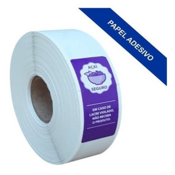 etiqueta de segurança de papel
