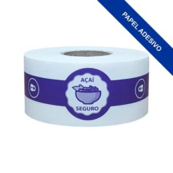 etiqueta de segurança de papel