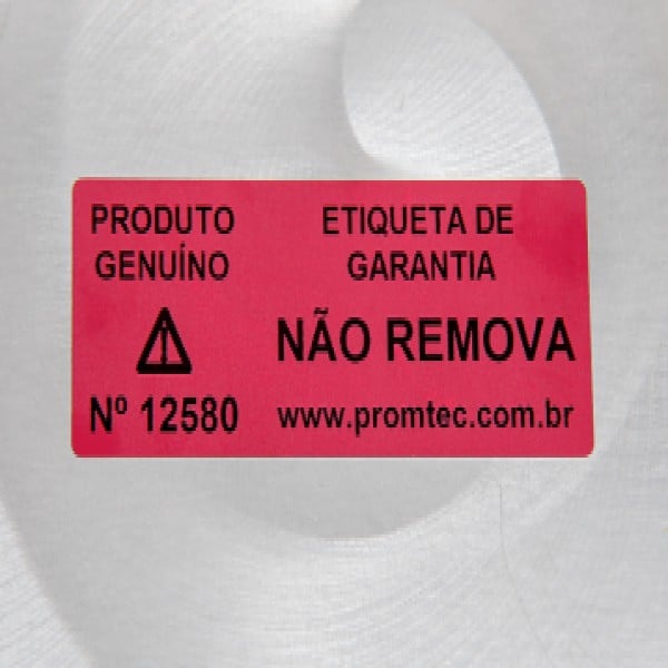 etiqueta de segurança