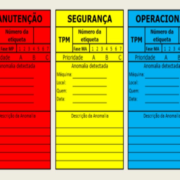 etiqueta de segurança