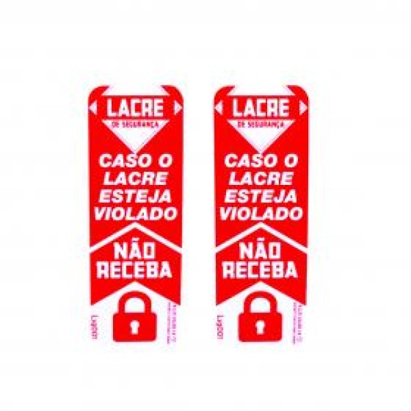 etiqueta lacre de segurança