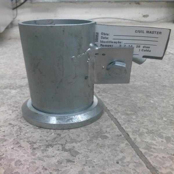 etiqueta para corpo de prova de concreto