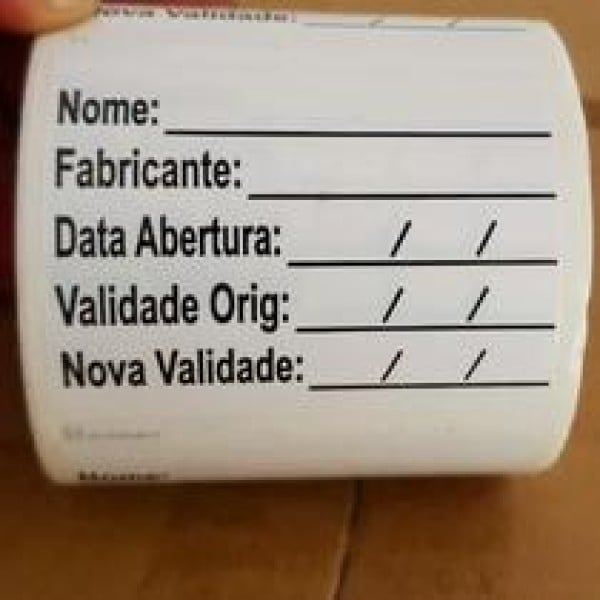 etiqueta para corpo de prova de concreto