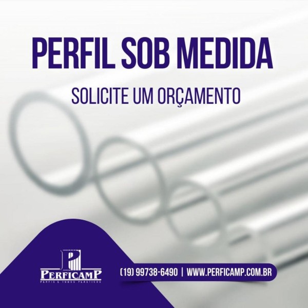 perfil tubular de pvc