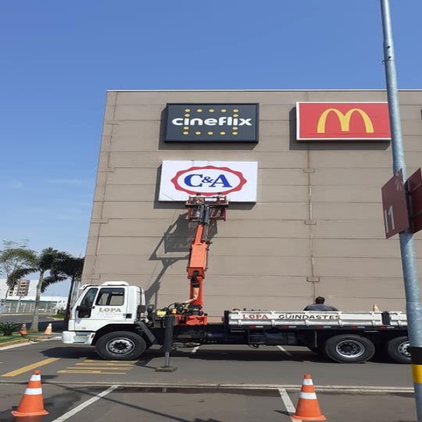 painel em lona