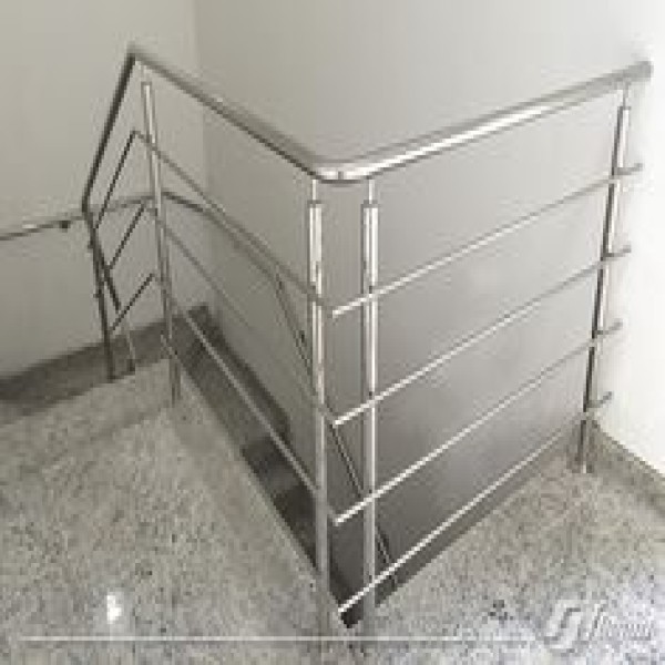guarda corpo em aço inox