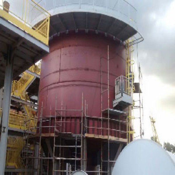 caldeiraria de fabricação e montagem industrial