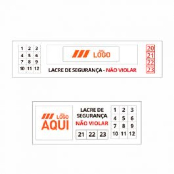 etiqueta de segurança casca de ovo