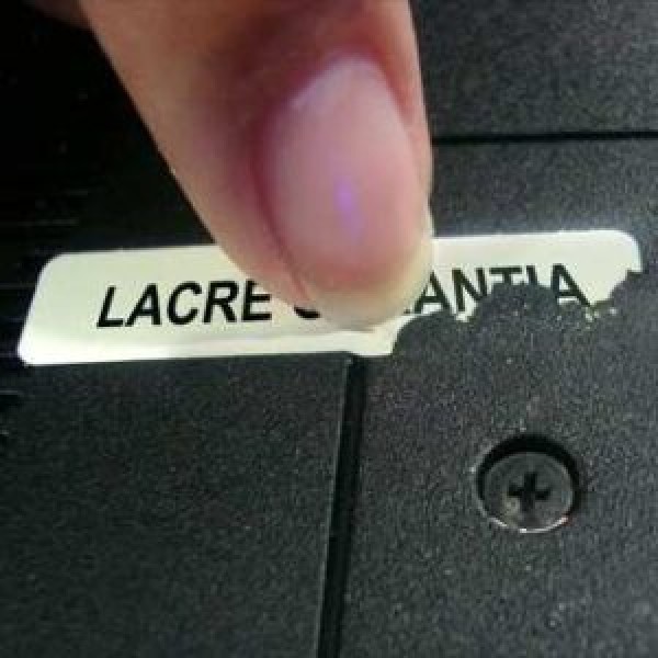 etiqueta de segurança casca de ovo