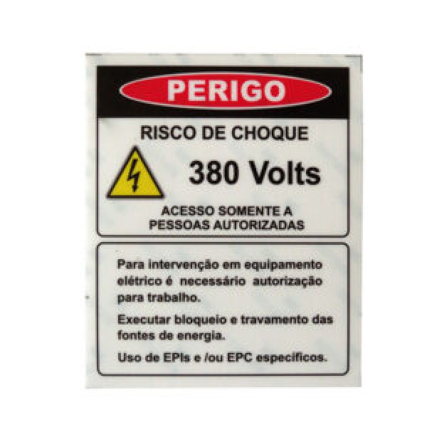 etiquetas de sinalização de segurança