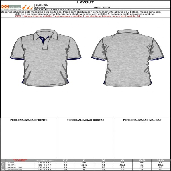 camisas polo para uniformes profissionais