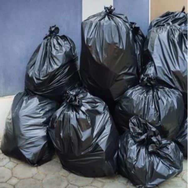 saco de lixo biodegradável