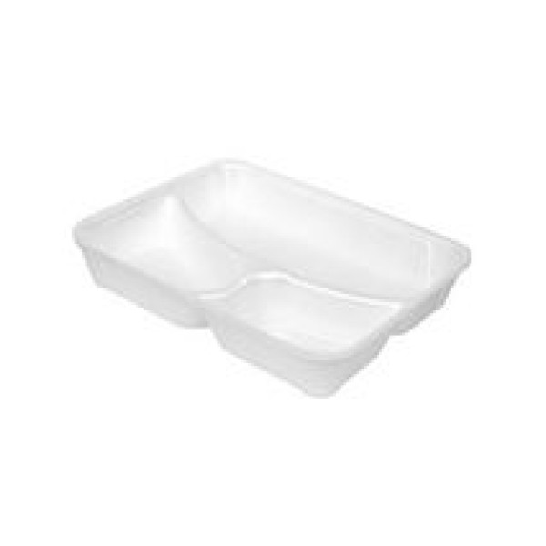 marmitex de isopor com 4 divisórias