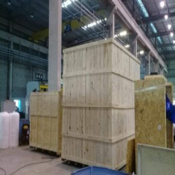 fábrica de embalagens de madeira