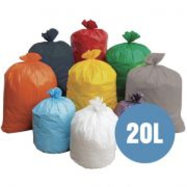 saco de lixo colorido para reciclagem