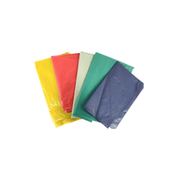 sacos de lixo coloridos