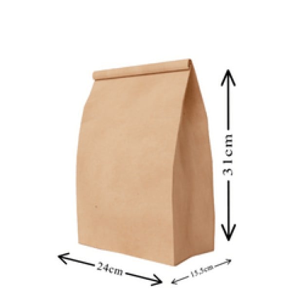 embalagem de papel kraft para delivery