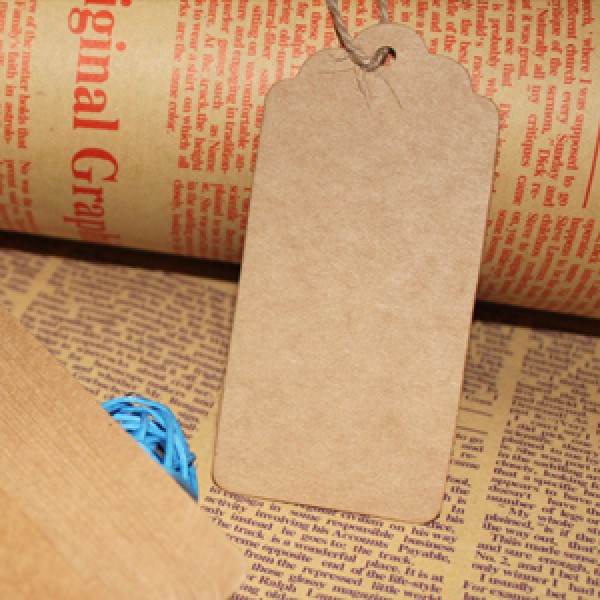 tag etiqueta papel kraft