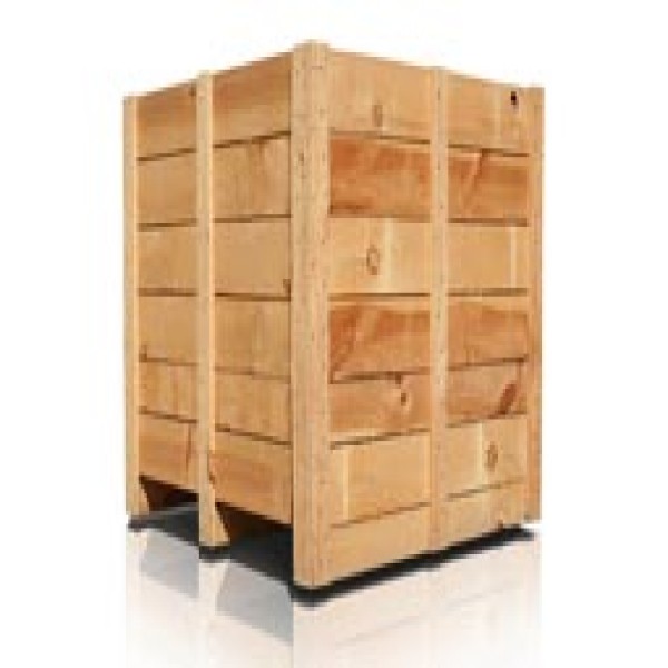 caixa de madeira grande para transporte