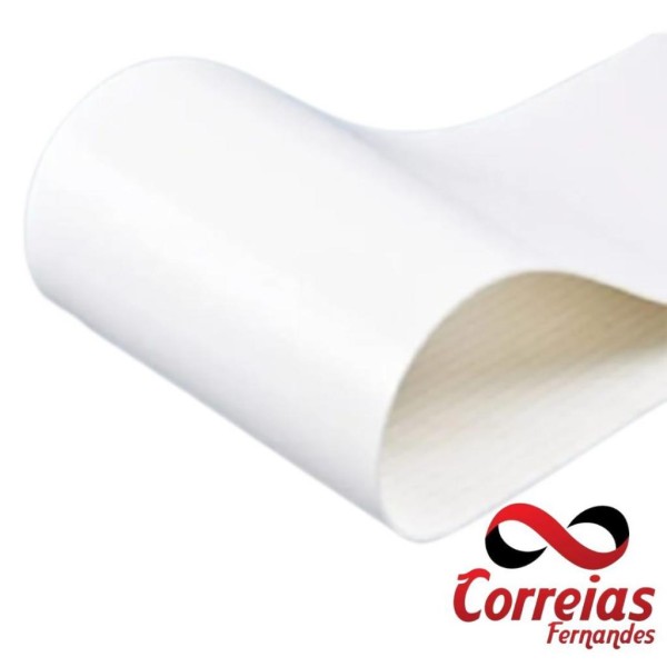 correia transportadora pvc branca