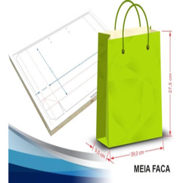 faca de corte e vinco para sacolas