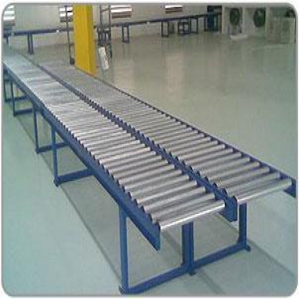 mesa transportadora de rolos