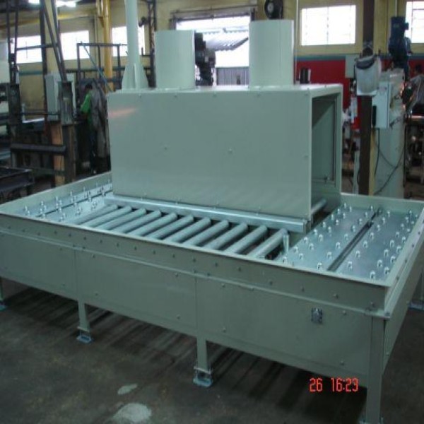 mesa transportadora de rolos