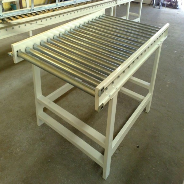 mesa transportadora de rolos