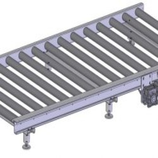 mesa transportadora de rolos