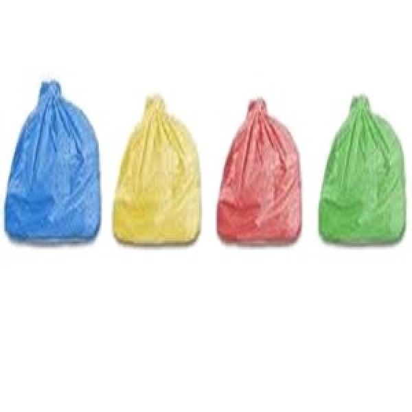 saco de lixo colorido para reciclagem