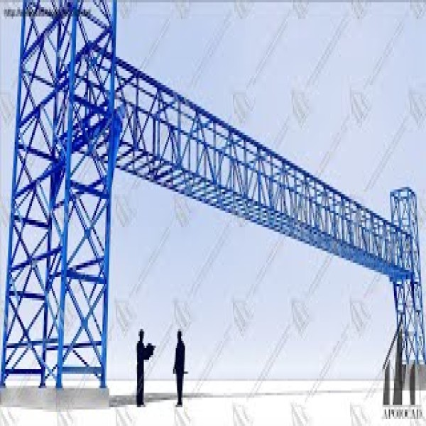 estrutura metálica para passarela
