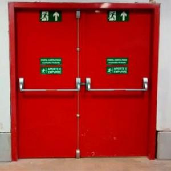 porta corta fogo dupla