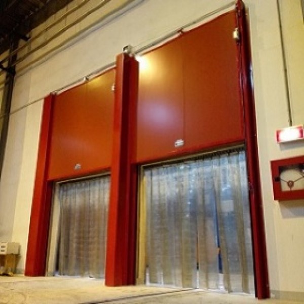 porta corta fogo guilhotina