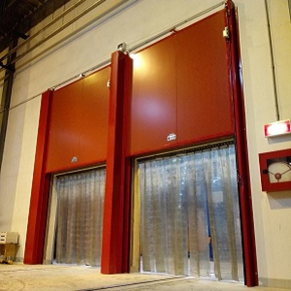 porta corta fogo guilhotina