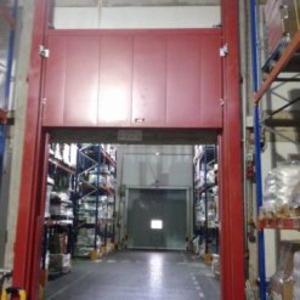 porta corta fogo guilhotina