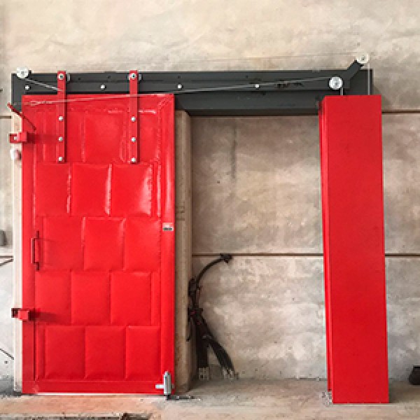 porta corta fogo industrial