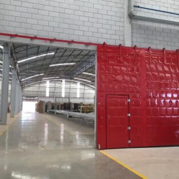 porta corta fogo industrial