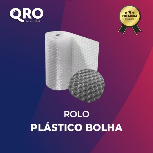 rolo de plástico bolha com 100 metros