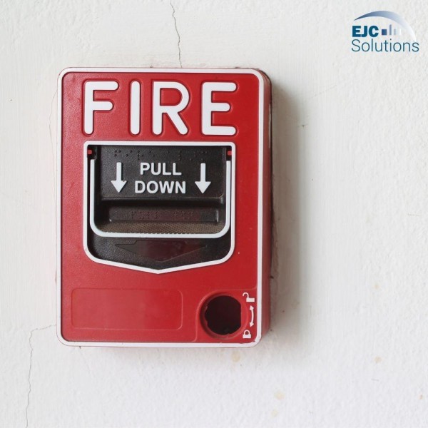acionador manual de alarme de incêndio com sirene