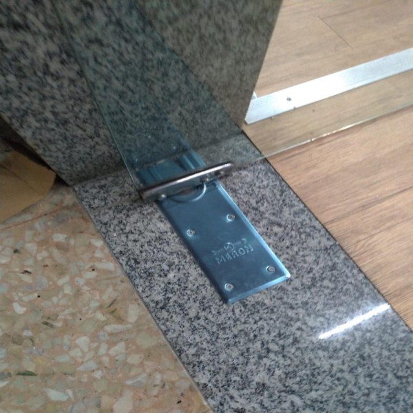 mola de piso para porta de vidro