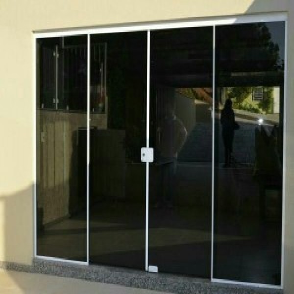 valor de porta de vidro