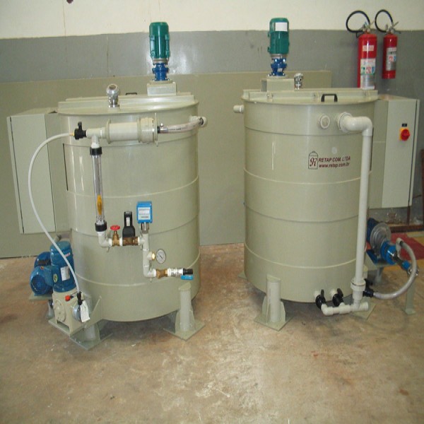 Tanques para osmose e tratamento de efluentes