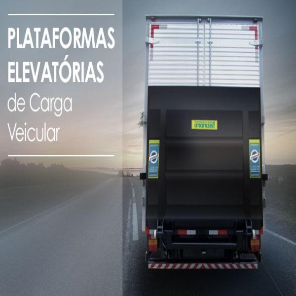 Plataforma elevatória para caminhão baú