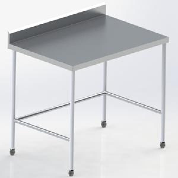 Mesa lisa em aço inox