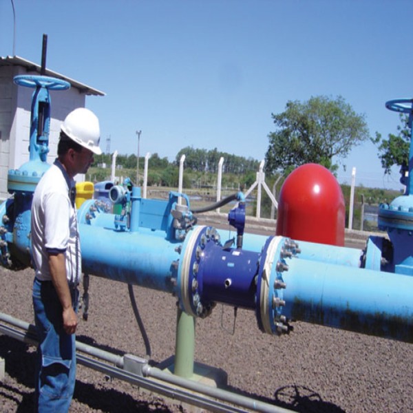 Medidor de vazão tipo turbina por inserção