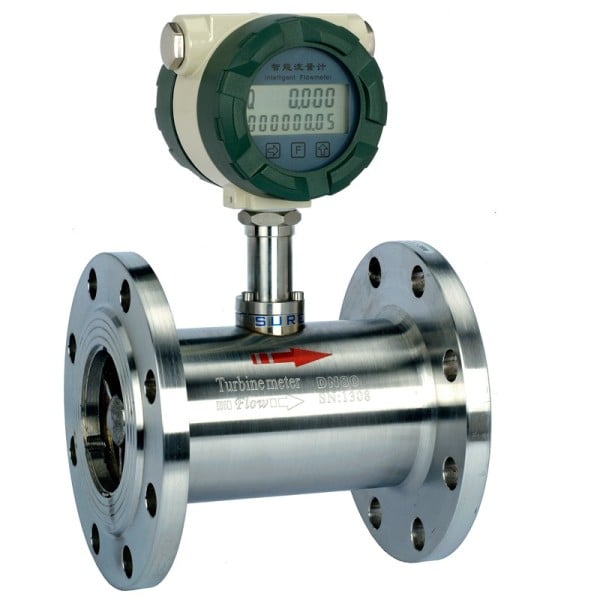 Medidor tipo turbina