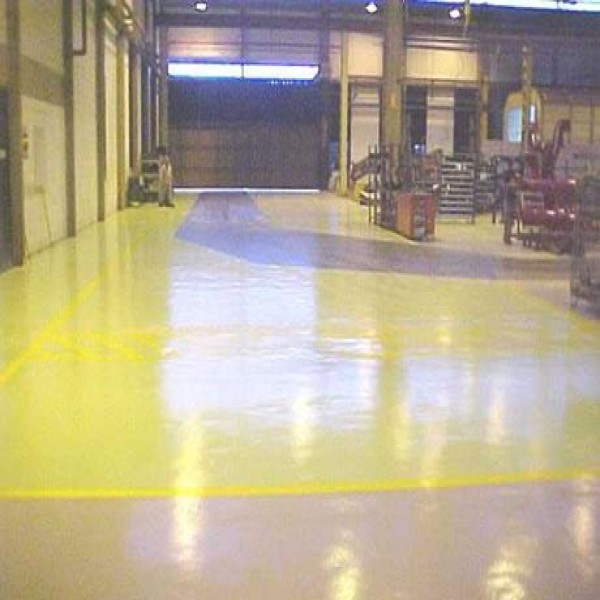 Pintura de piso industrial