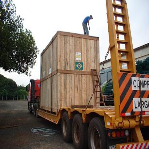 Embalagem de madeira para exportação