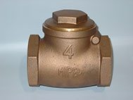 válvula de retenção de bronze
